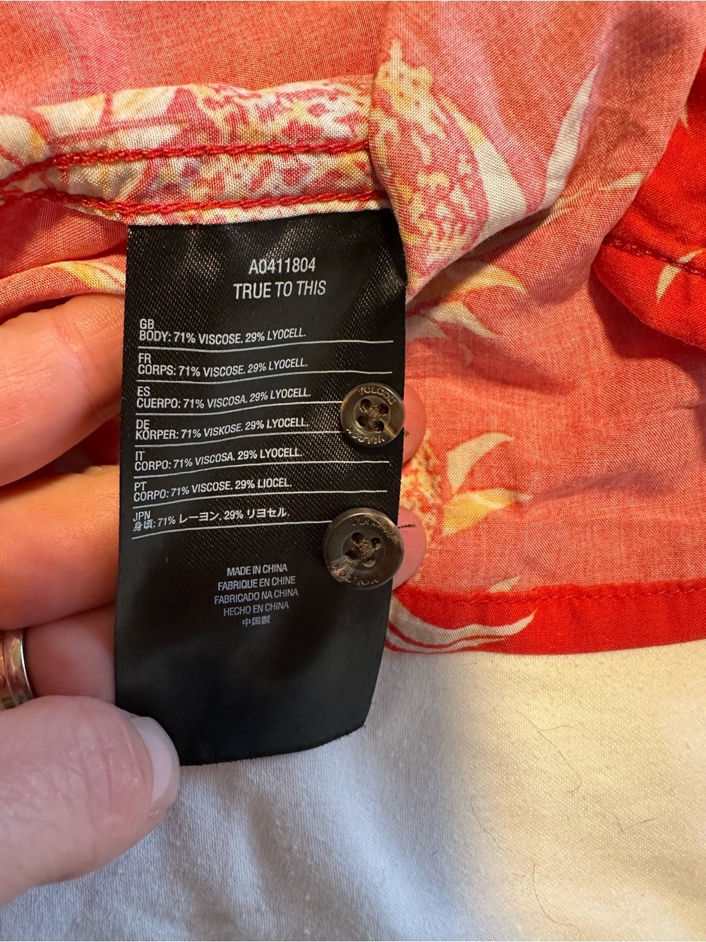 Volcom Button Down Top - Picture 6 of 7